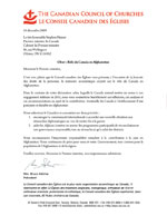 Lettre d'accompagnement